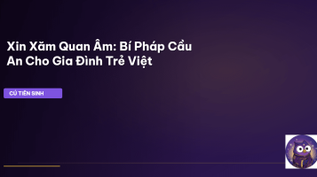 xin xăm quan âm