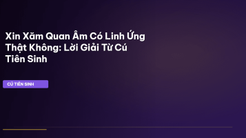 xin xăm quan âm