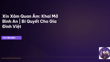 xin xăm quan âm