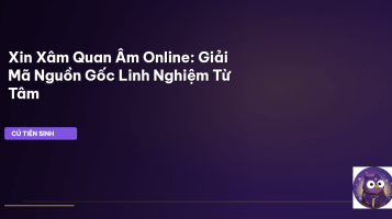 xin xâm quan âm online