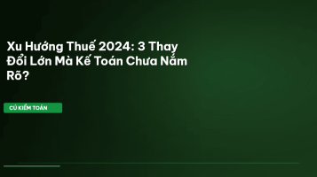 xu hướng thuế 2024