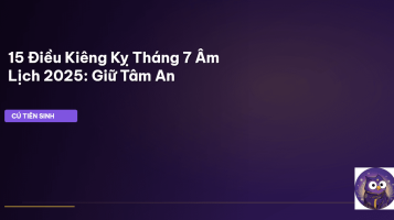 Tháng 7 Âm lịch 2025