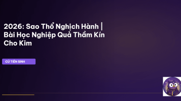 sao thổ nghịch hành 2026
