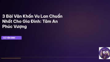 văn khấn Vu Lan