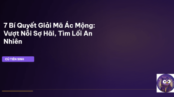 giải mã ác mộng