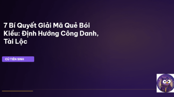 giải mã quẻ bói kiều