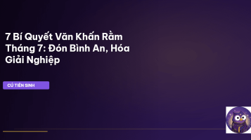 văn khấn Rằm Tháng 7
