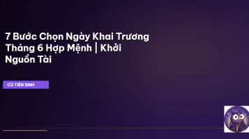 xem ngày tốt khai trương tháng 6