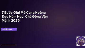 Cung Hoàng Đạo Hôm Nay
