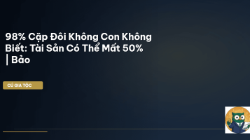 phân chia tài sản không con