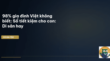 sổ tiết kiệm cho con