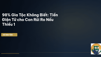 tiền điện tử cho con