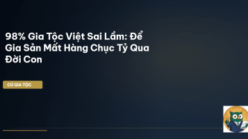 sai lầm tài chính gia tộc