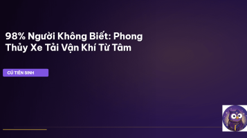 phong thủy xe tải