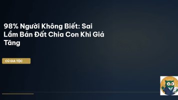 bán chia đất cho con