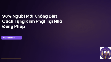 tụng kinh tại nhà