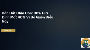 bán đất chia con