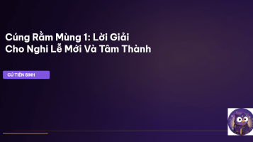 cúng rằm mùng 1