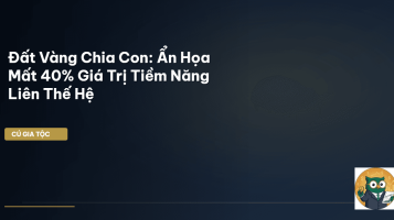 chia đất vàng cho con
