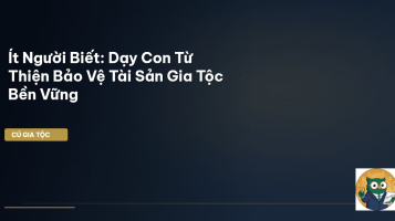 dạy con từ thiện