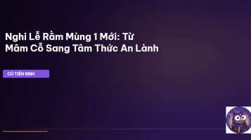 cúng rằm mùng 1 nghi lễ mới