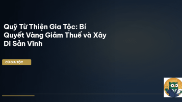 quỹ từ thiện gia tộc