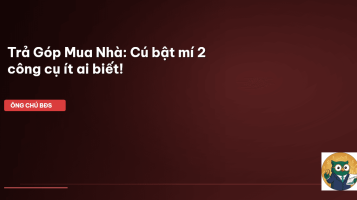 trả góp mua nhà