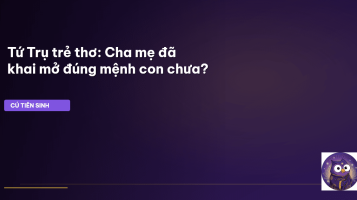Tứ Trụ trẻ em