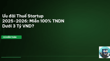 ưu đãi thuế startup