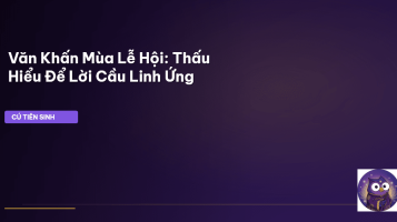 văn khấn theo mùa lễ hội
